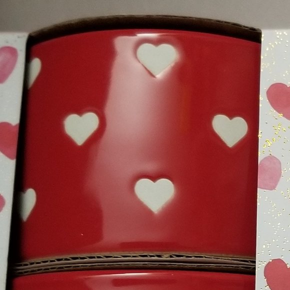 The Bakeshop Ramekins - Set of Four - Heart Embossed Pattern - Picture 4 of 5